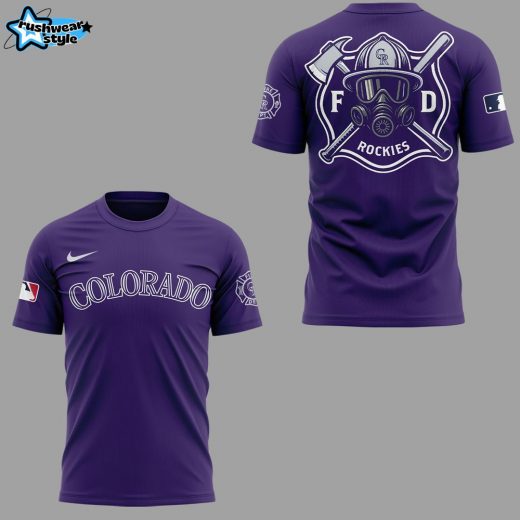 Colorado Rockies x Firefighter Appreciation Night 2025 T-shirt