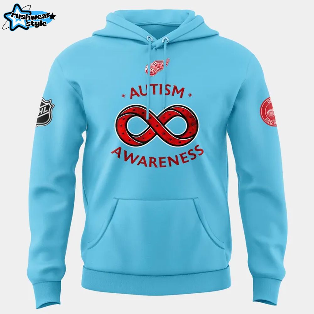 Detroit Red Wings x Autism Awareness Hoodie Limited Edition Detroit Red Wings x Autism Awareness Hoodie Limited Edition