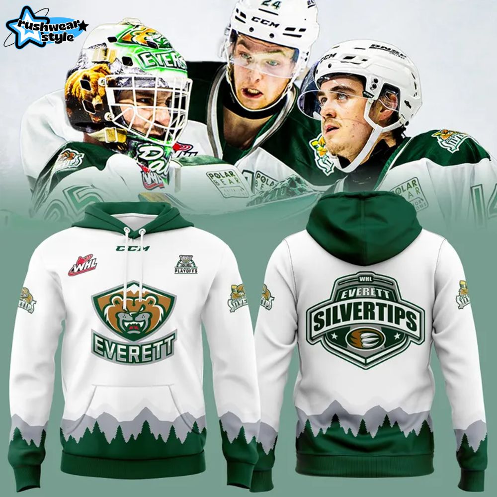 Everett Silvertips Playoffs WHL 2025 Hoodie Everett Silvertips Playoffs WHL 2025 Hoodie