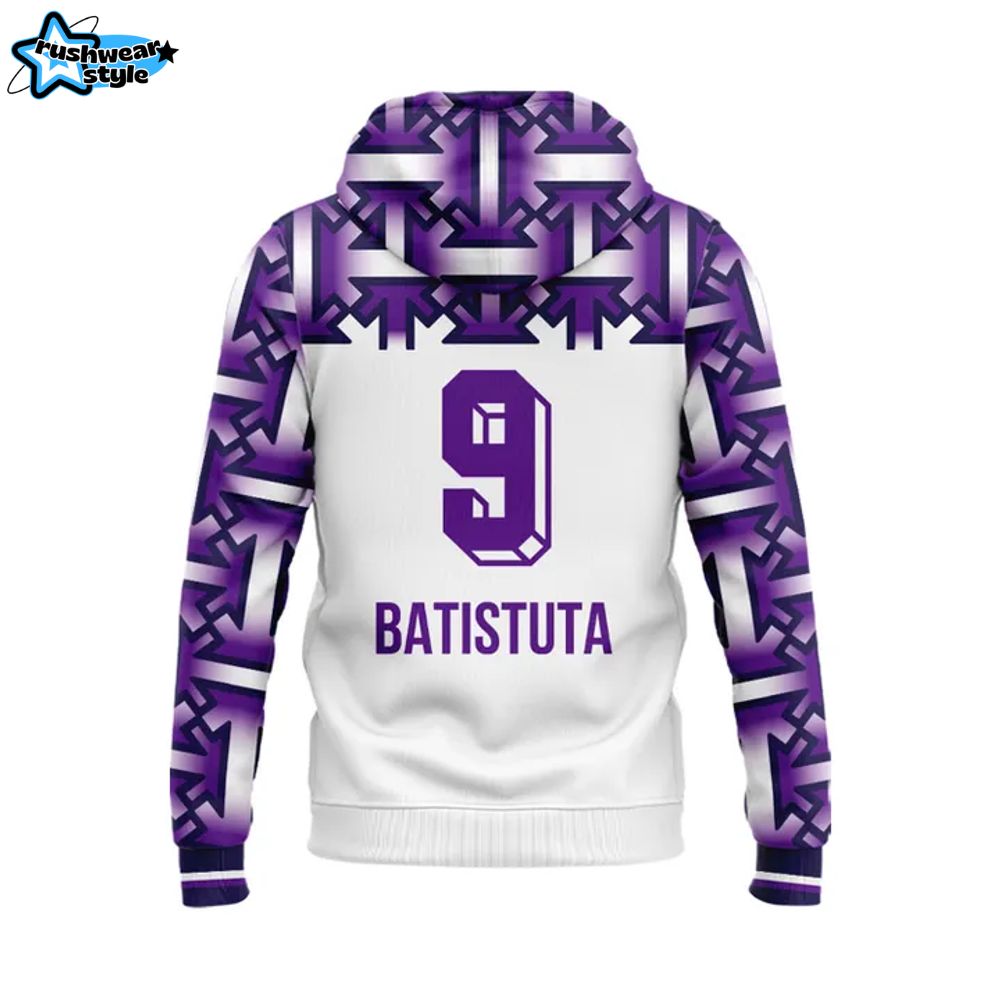 Fiorentina 1992/93 Away Kit #9 Batistuta Limited Hoodie Fiorentina 1992/93 Away Kit #9 Batistuta Limited Hoodie