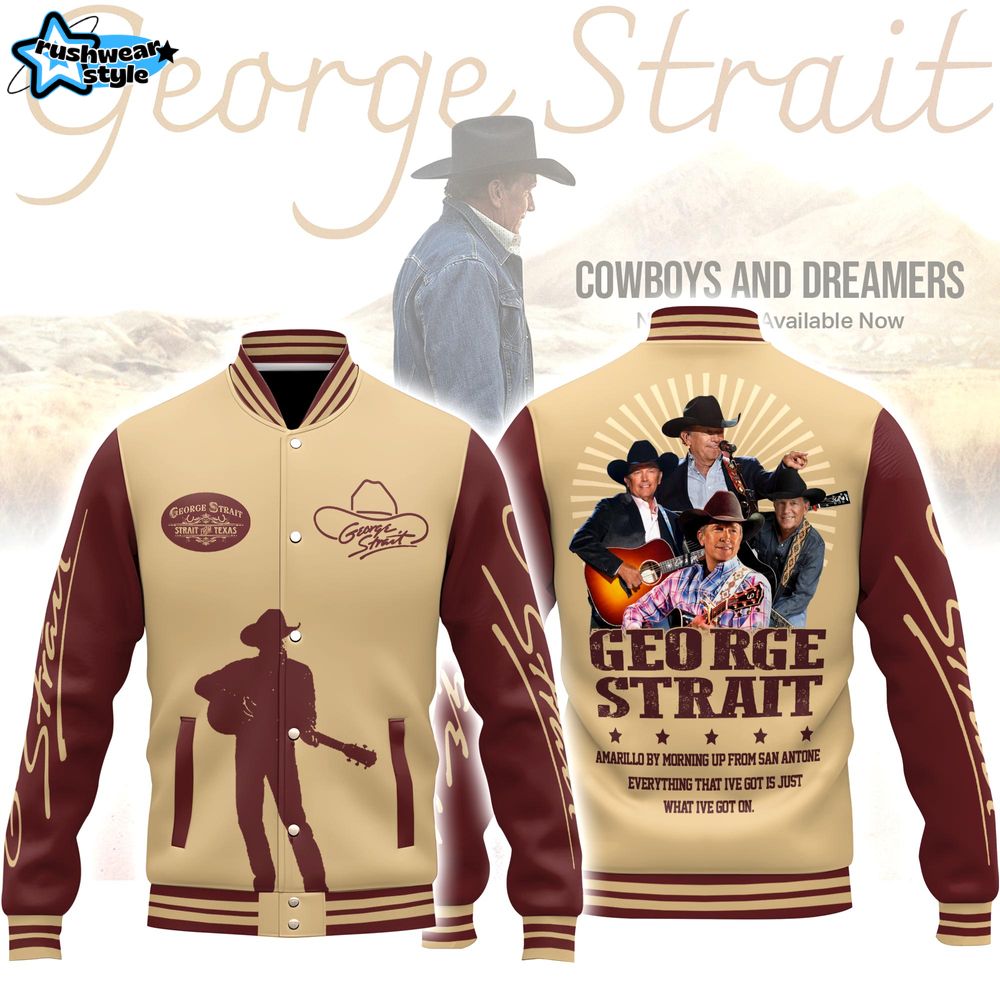 George Strait Baseball Jacket Limited Edition George Strait Baseball Jacket Limited Edition