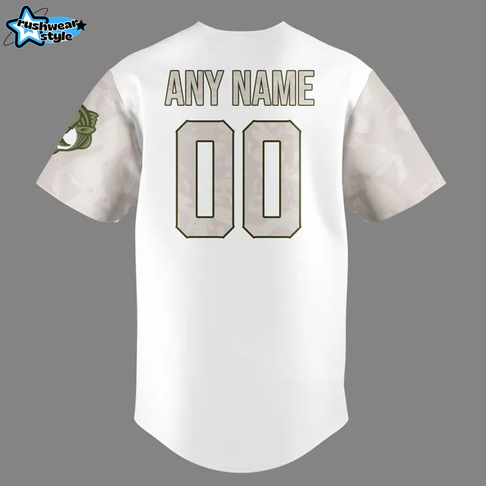 Gwinnett Stripers Salute to Armed Forces Night Personalized Baseball Jersey Gwinnett Stripers Salute to Armed Forces Night Personalized Baseball Jersey