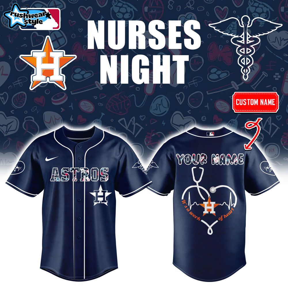 Houston Astros Nurse Night Baseball Jersey Combo Custom Houston Astros Nurse Night Baseball Jersey Combo Custom
