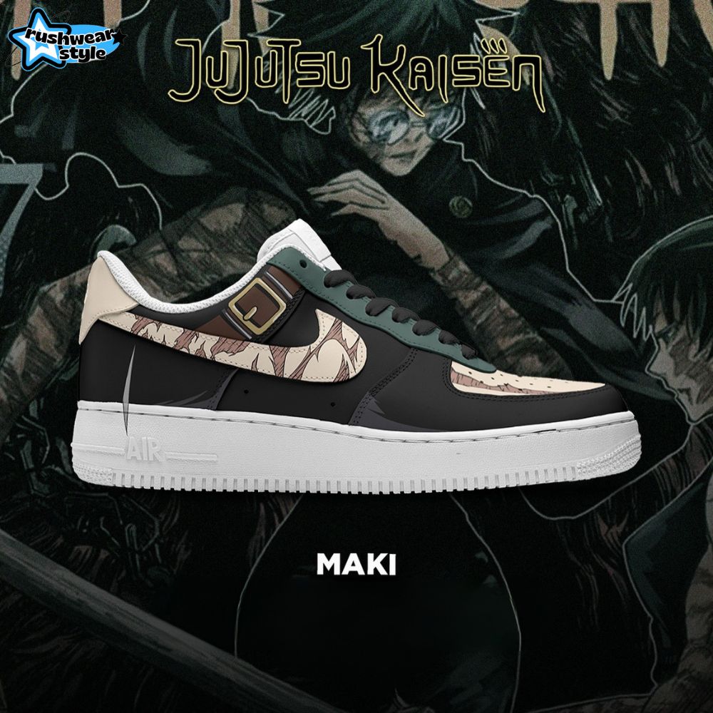 Jujutsu Kaisen X Maki Air Force 1 Sneaker Jujutsu Kaisen X Maki Air Force 1 Sneaker