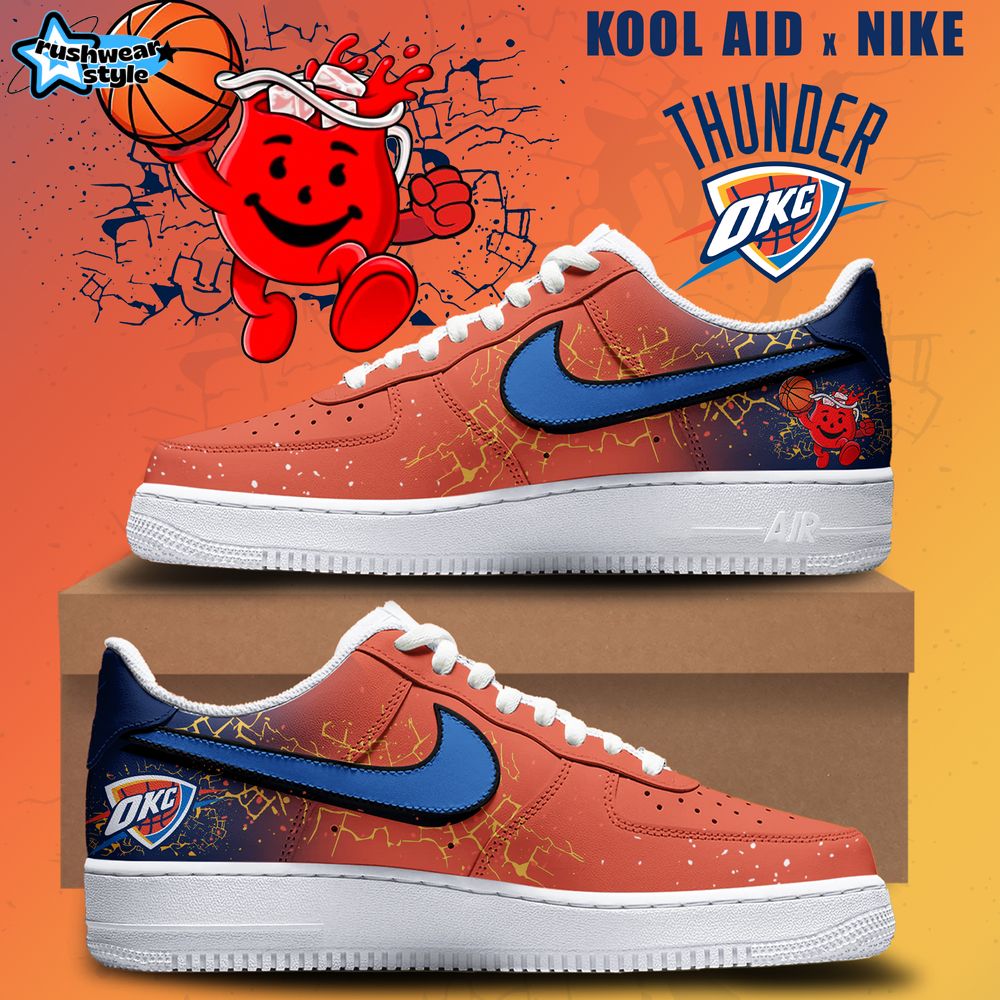Kool-Aid x Nike x Oklahoma City Thunder Limited Edition Air Force 1 Kool-Aid x Nike x Oklahoma City Thunder Limited Edition Air Force 1