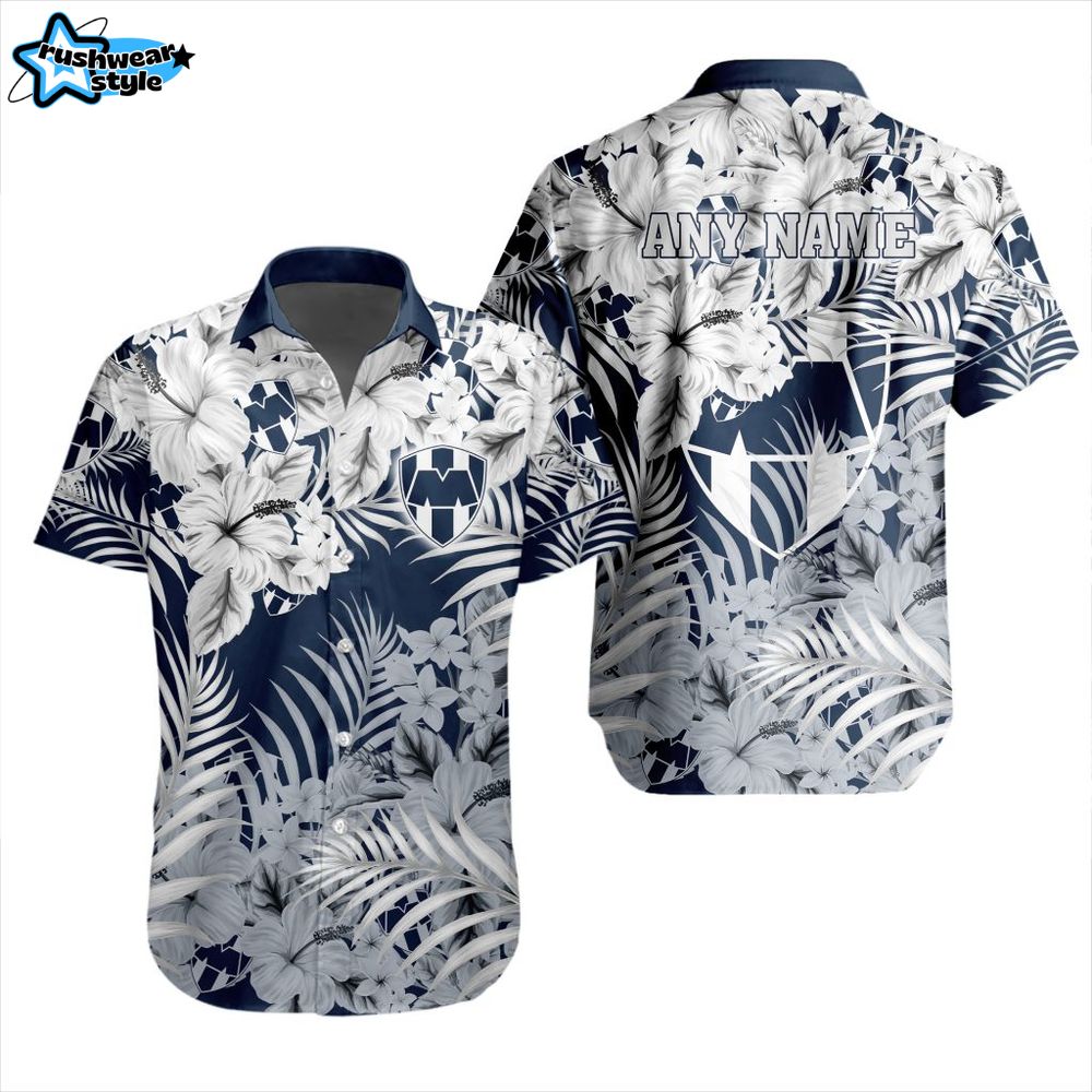 Liga MX C.F. Monterrey Aloha Hawaiian Shirt Liga MX C.F. Monterrey Aloha Hawaiian Shirt