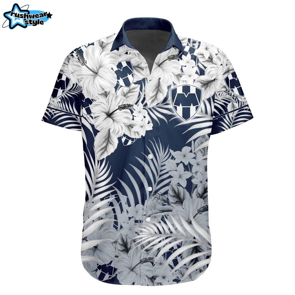 Liga MX C.F. Monterrey Aloha Hawaiian Shirt Liga MX C.F. Monterrey Aloha Hawaiian Shirt
