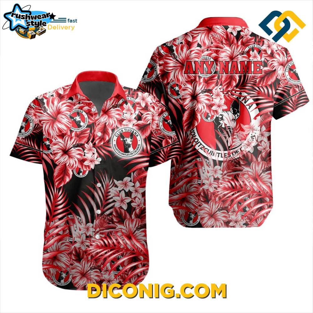 Liga MX Club Tijuana Aloha Hawaiian Shirt Liga MX Club Tijuana Aloha Hawaiian Shirt