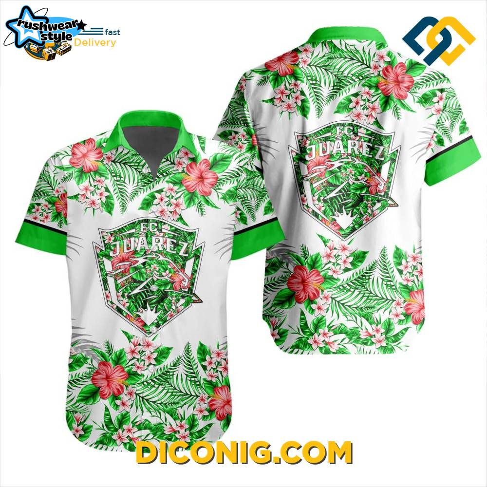 Liga MX FC Juarez Aloha Hawaiian Shirt Liga MX FC Juarez Aloha Hawaiian Shirt
