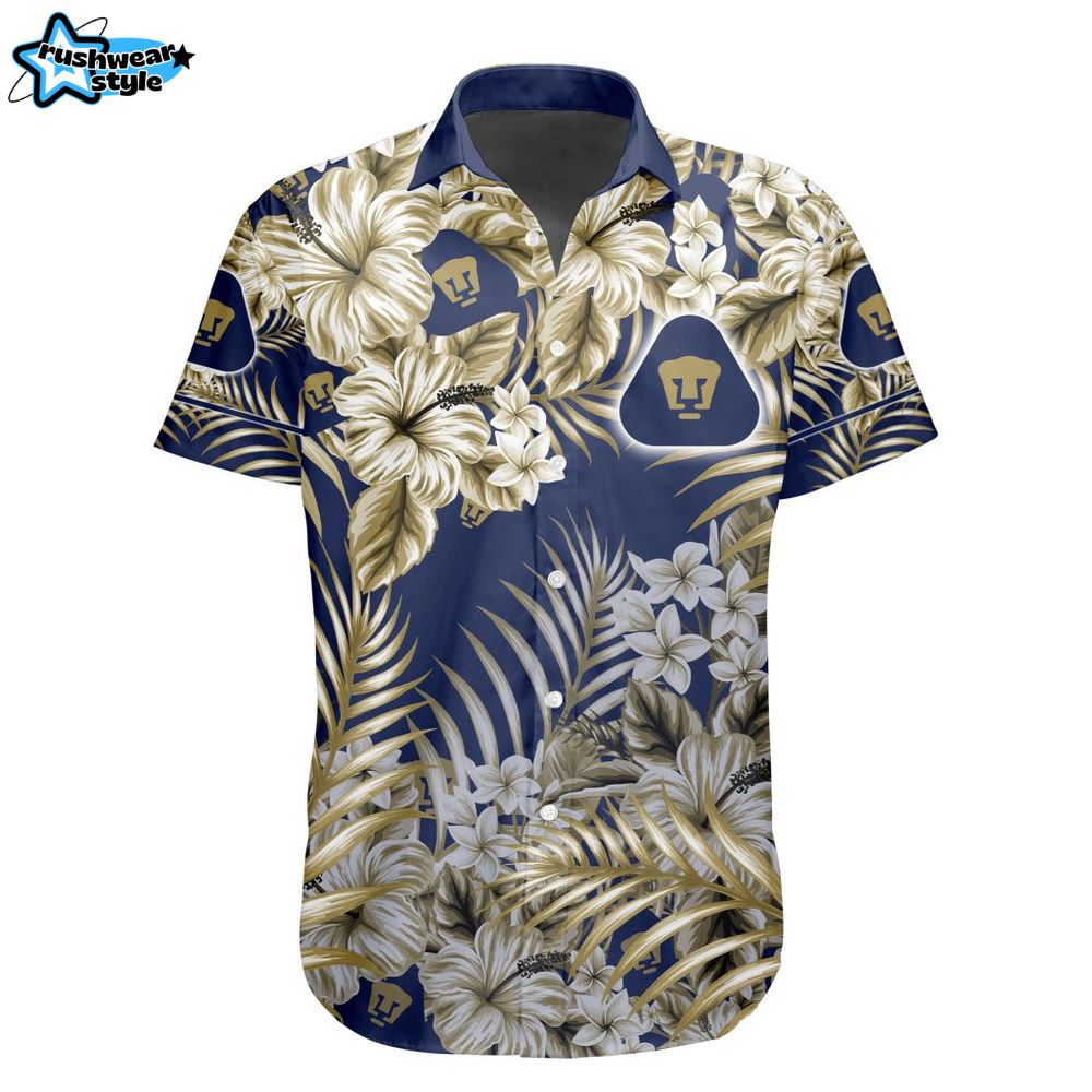 Liga MX Pumas UNAM Aloha Hawaiian Shirt Liga MX Pumas UNAM Aloha Hawaiian Shirt