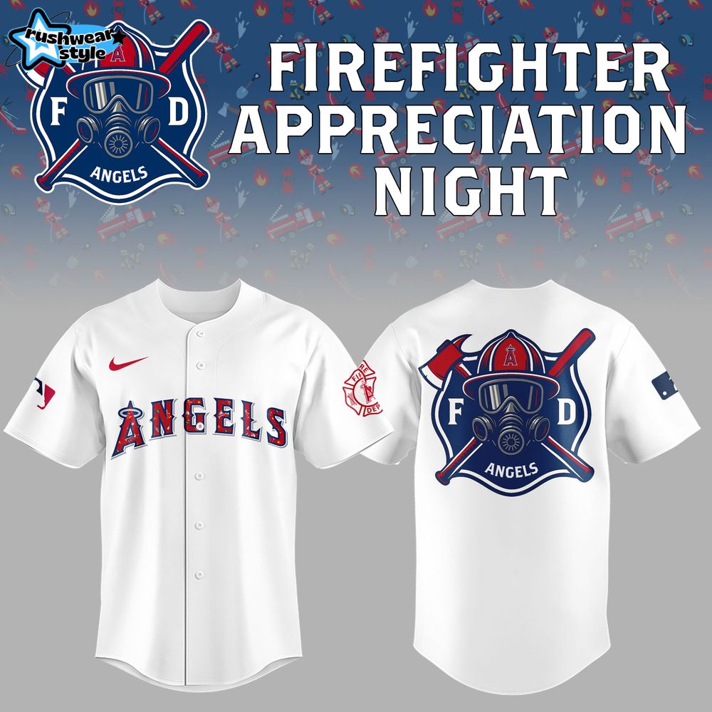 Los Angeles Angels x Firefighter Appreciation Night 2025 Jersey Los Angeles Angels x Firefighter Appreciation Night 2025 Jersey