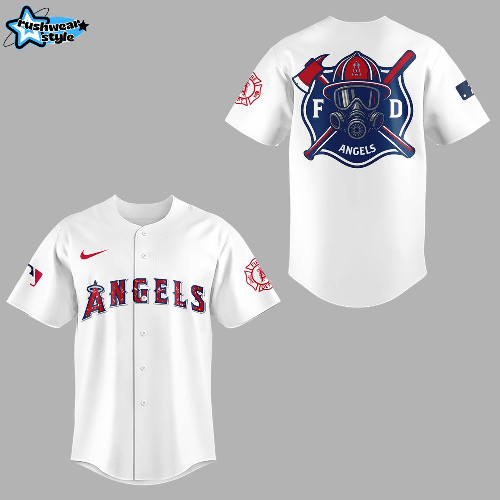 Los Angeles Angels x Firefighter Appreciation Night 2025 Jersey Los Angeles Angels x Firefighter Appreciation Night 2025 Jersey