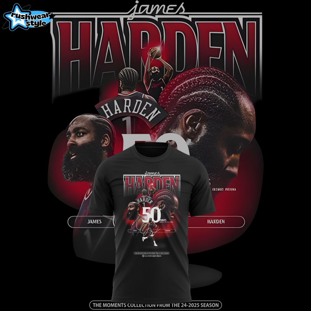 Los Angeles Clippers Free Moments Collections James Harden Black Tee Los Angeles Clippers Free Moments Collections James Harden Black Tee
