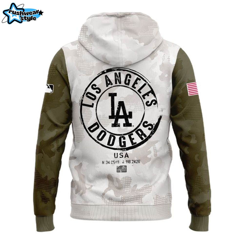 Los Angeles Dodgers 2025 Armed Forces Day Special Hoodie Los Angeles Dodgers 2025 Armed Forces Day Special Hoodie