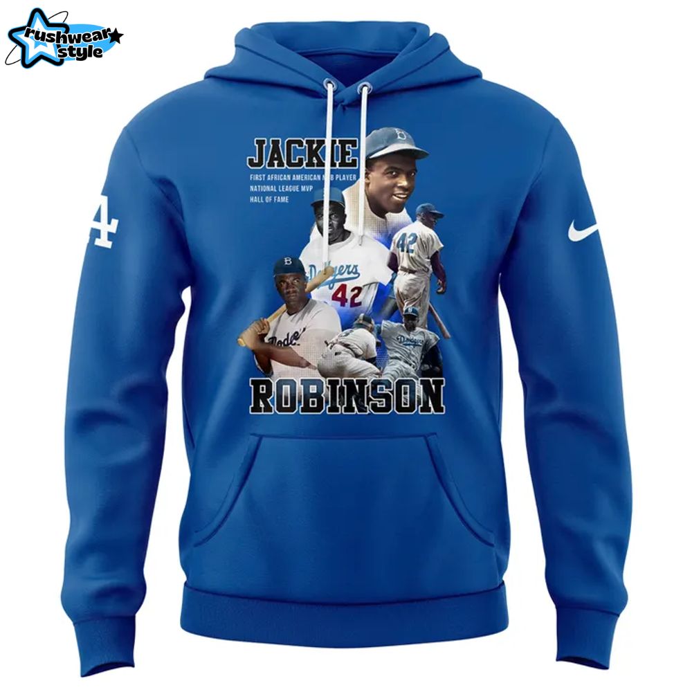Los Angeles Dodgers x Jackie Robinson Night Hoodie Los Angeles Dodgers x Jackie Robinson Night Hoodie