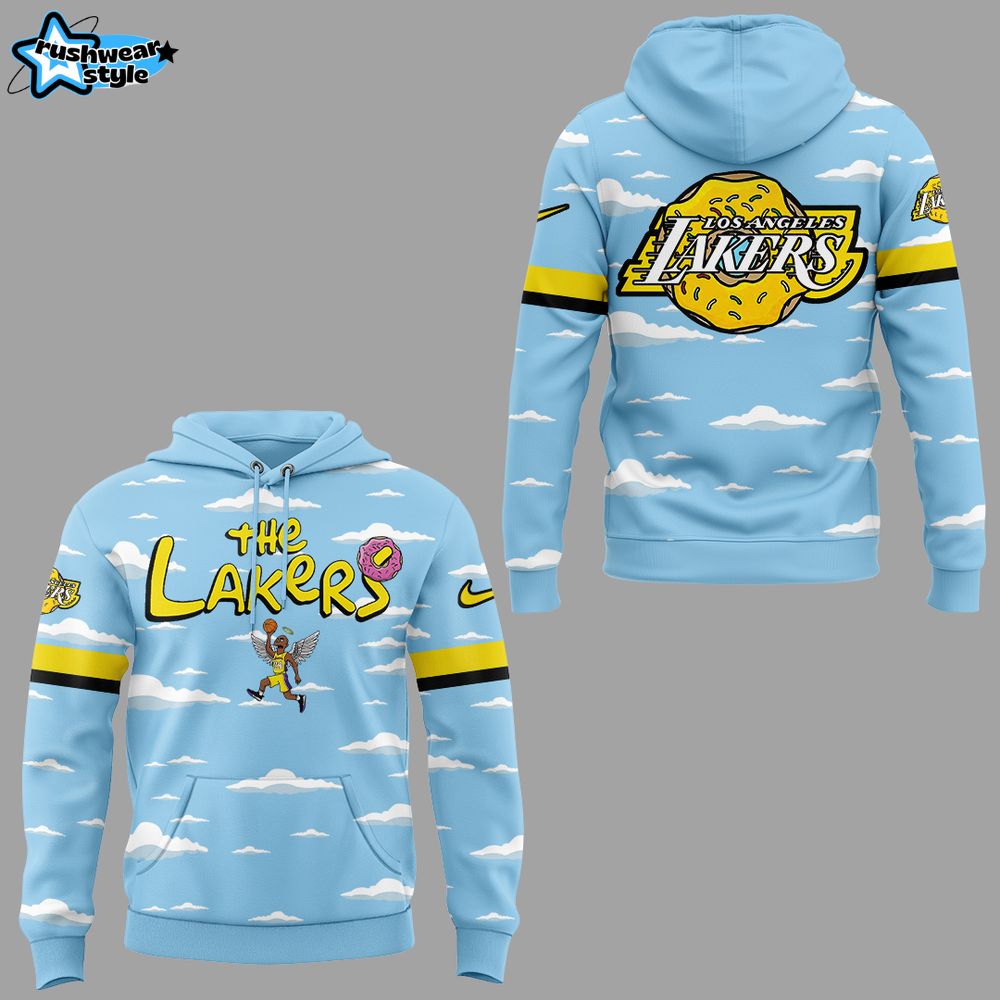 Los Angeles Lakers x The Simpsons Day "Luka Doncic" 2025 Hoodie Los Angeles Lakers x The Simpsons Day "Luka Doncic" 2025 Hoodie