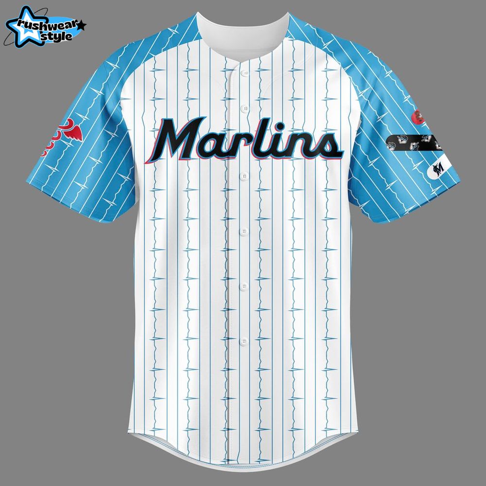 Miami Marlins x 2025 Nurse Appreciation Night Jersey Miami Marlins x 2025 Nurse Appreciation Night Jersey