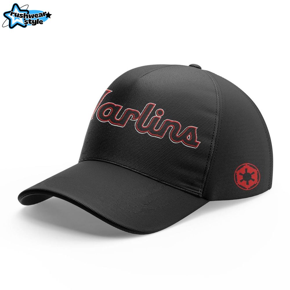 Miami Marlins x 2025 Star Wars Night Limited Jersey Cap Miami Marlins x 2025 Star Wars Night Limited Jersey Cap
