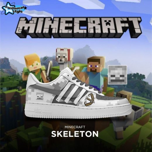 Minecraft Skeleton Air Force 1 Sneaker