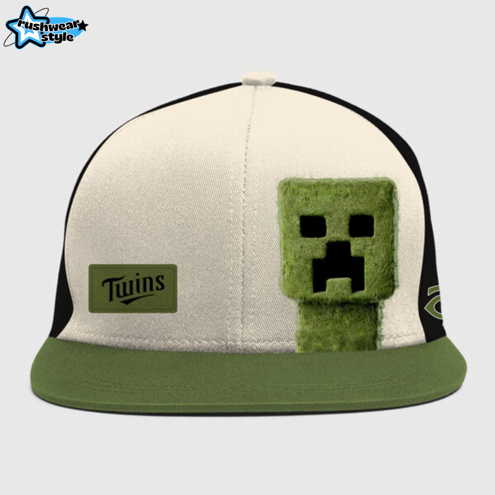 Minnesota Twins MLB x A MINECRAFT MOVIE Night Combo Jersey Hat Editions Limited Minnesota Twins MLB x A MINECRAFT MOVIE Night Combo Jersey Hat Editions Limited