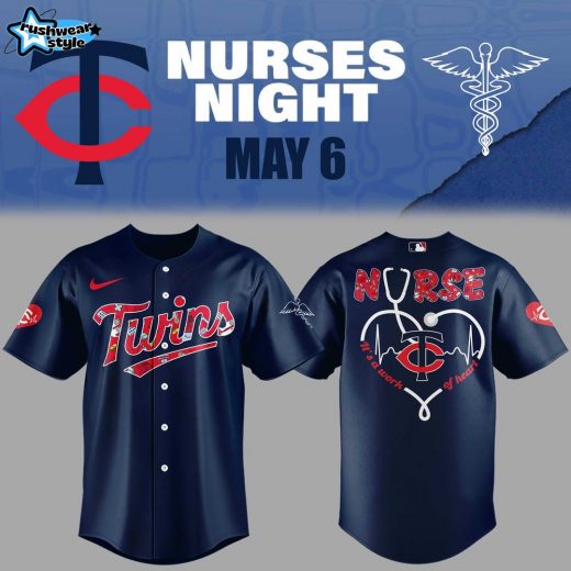 Minnesota Twins Nurses Appreciation Blue Baseball Jersey