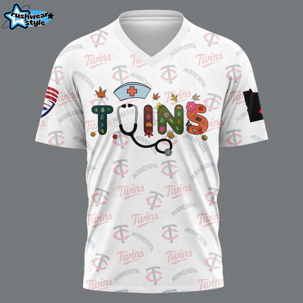 Minnesota Twins Nurses Night White Tee Minnesota Twins Nurses Night White Tee