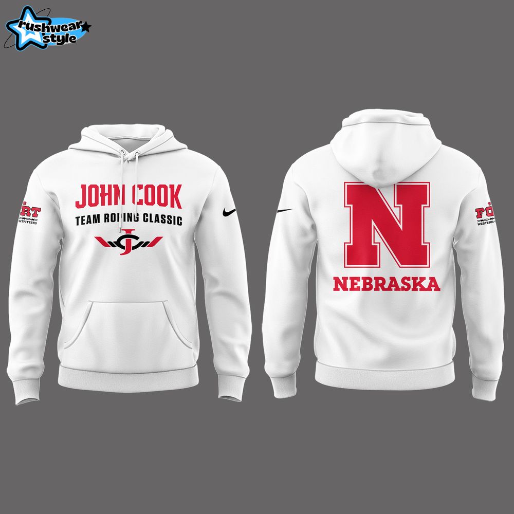 Nebraska Cornhuskers x John Cook Roping Classic 2025 Hoodie Nebraska Cornhuskers x John Cook Roping Classic 2025 Hoodie