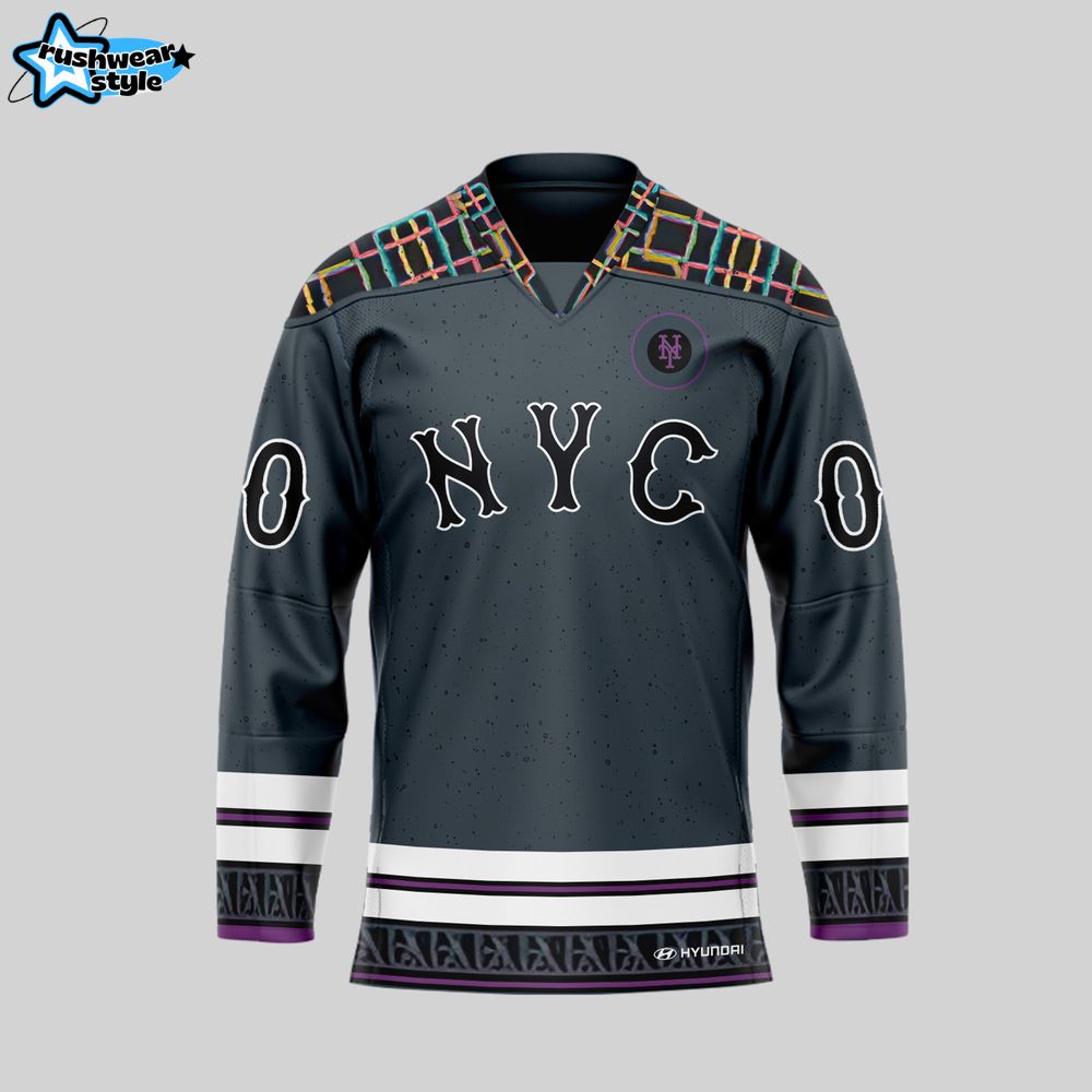 New York Mets Clay Holmes 2025 Limited Edition Hockey Jersey New York Mets Clay Holmes 2025 Limited Edition Hockey Jersey