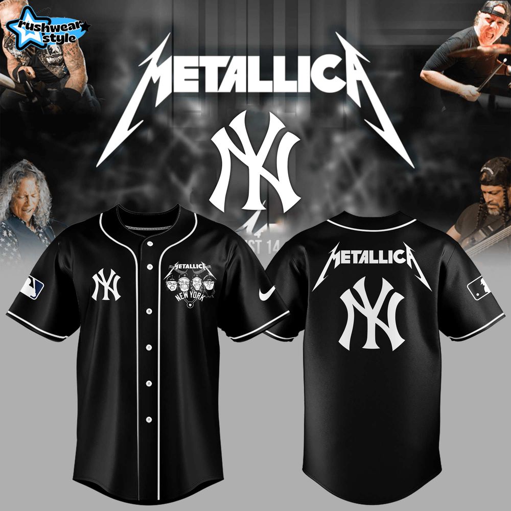 New York Yankees x Metallica Night Limited Edition Jersey New York Yankees x Metallica Night Limited Edition Jersey