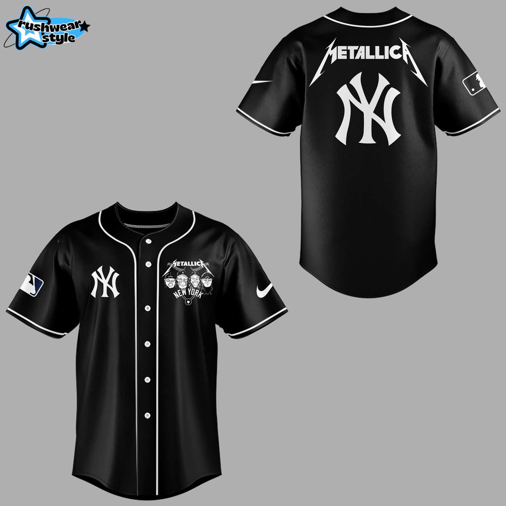 New York Yankees x Metallica Night Limited Edition Jersey New York Yankees x Metallica Night Limited Edition Jersey