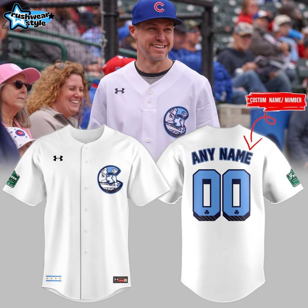 Notre Dame Fighting Irish Chicago Cubs 2025 White Jersey Notre Dame Fighting Irish Chicago Cubs 2025 White Jersey