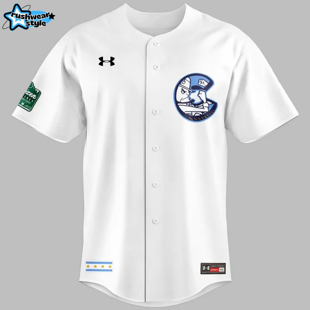 Notre Dame Fighting Irish Chicago Cubs 2025 White Jersey Notre Dame Fighting Irish Chicago Cubs 2025 White Jersey
