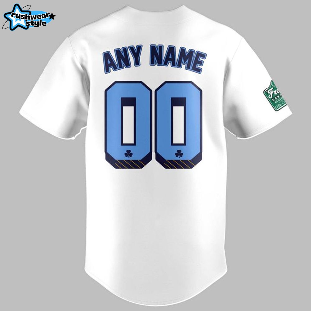 Notre Dame Fighting Irish Chicago Cubs 2025 White Jersey Notre Dame Fighting Irish Chicago Cubs 2025 White Jersey