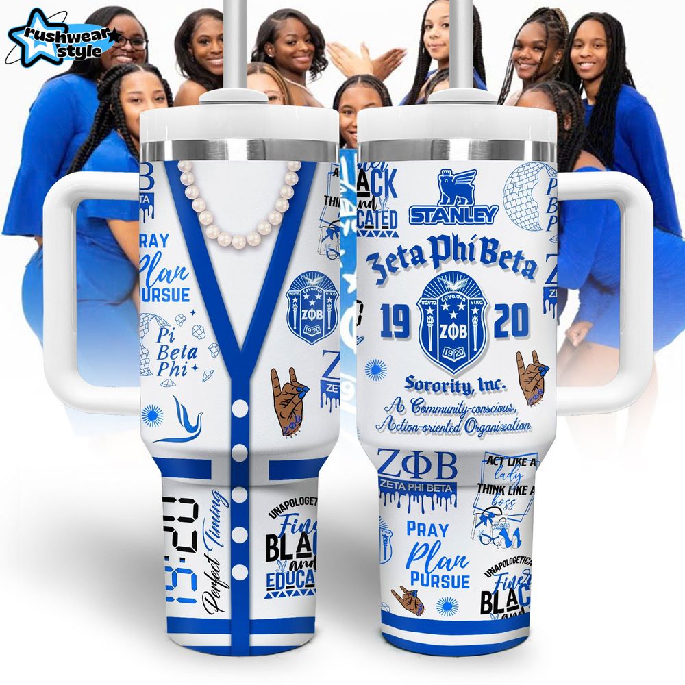 Omega Psi Phi 1920 Sorority Inc Tumbler 40oz with Handle Omega Psi Phi 1920 Sorority Inc Tumbler 40oz with Handle