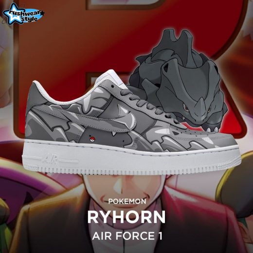 Pokemon X Ryhorn Air Force 1 Sneaker
