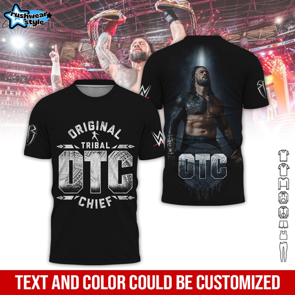 Roman Reigns WWE WrestleMania 41 Original Tribal Chief 3D Shirt Roman Reigns WWE WrestleMania 41 Original Tribal Chief 3D Shirt