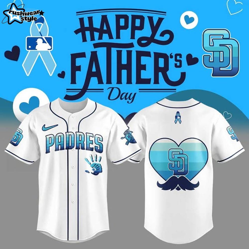 San Diego Padres Happy Father's Day 2025 Baseball Jersey San Diego Padres Happy Father's Day 2025 Baseball Jersey