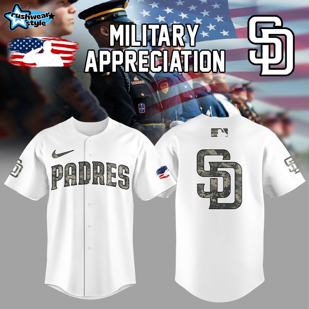 San Diego Padres Military Appreciation Baseball Jersey San Diego Padres Military Appreciation Baseball Jersey