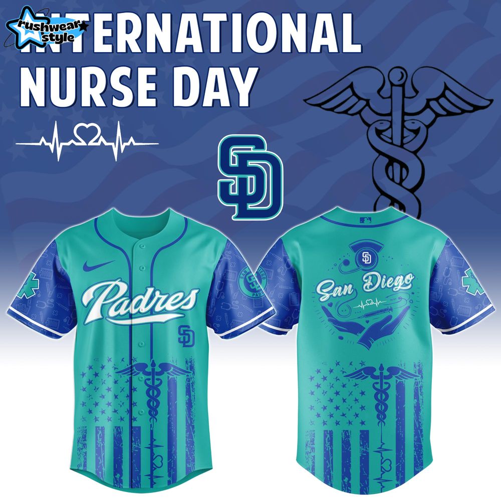 San Diego Padres x International Nurse Day 2025 Baseball Jersey San Diego Padres x International Nurse Day 2025 Baseball Jersey