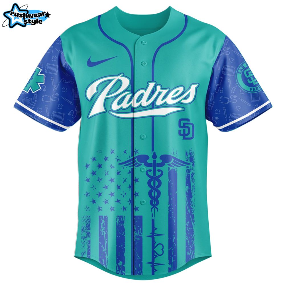San Diego Padres x International Nurse Day 2025 Baseball Jersey San Diego Padres x International Nurse Day 2025 Baseball Jersey