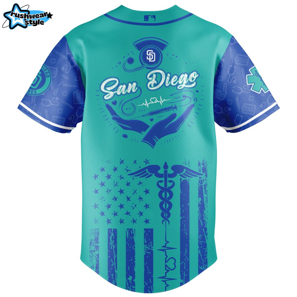 San Diego Padres x International Nurse Day 2025 Baseball Jersey San Diego Padres x International Nurse Day 2025 Baseball Jersey