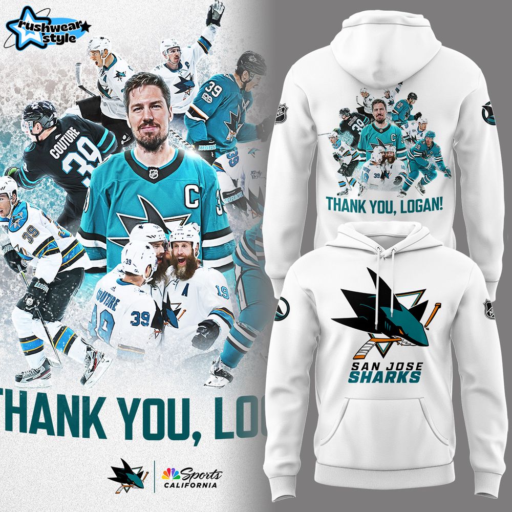 San Jose Sharks "Thank You, Logan Couture" Hoodie Set 2025 San Jose Sharks "Thank You, Logan Couture" Hoodie Set 2025