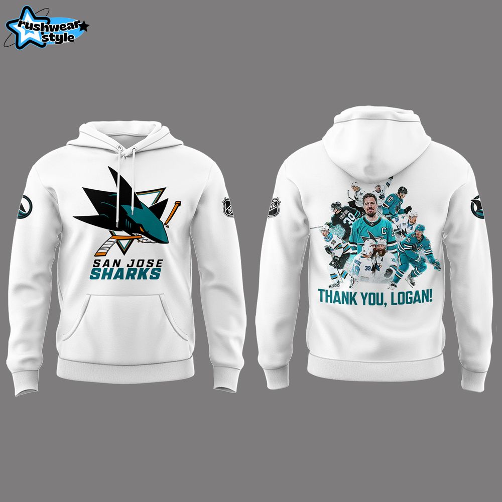 San Jose Sharks "Thank You, Logan Couture" Hoodie Set 2025 San Jose Sharks "Thank You, Logan Couture" Hoodie Set 2025