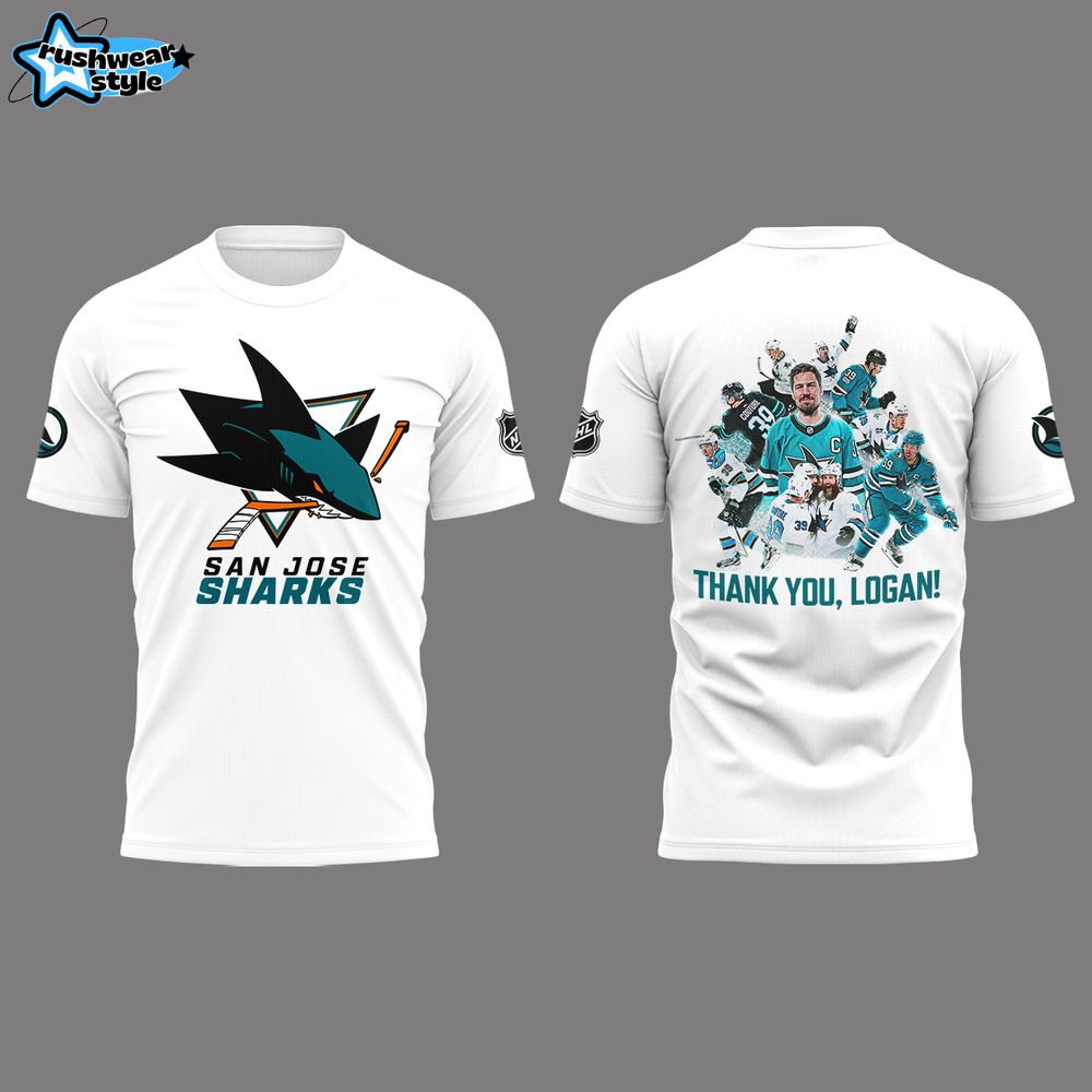 San Jose Sharks "Thank You, Logan Couture" Shirt 2025 San Jose Sharks "Thank You, Logan Couture" Shirt 2025