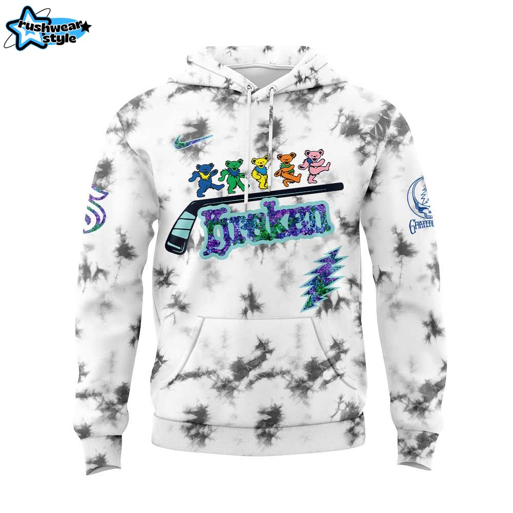 Seattle Kraken NHL x  Grateful Dead Night Hoodie Set 2025