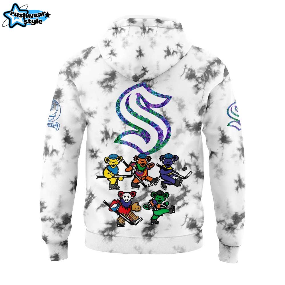 Seattle Kraken NHL x  Grateful Dead Night Hoodie Set 2025