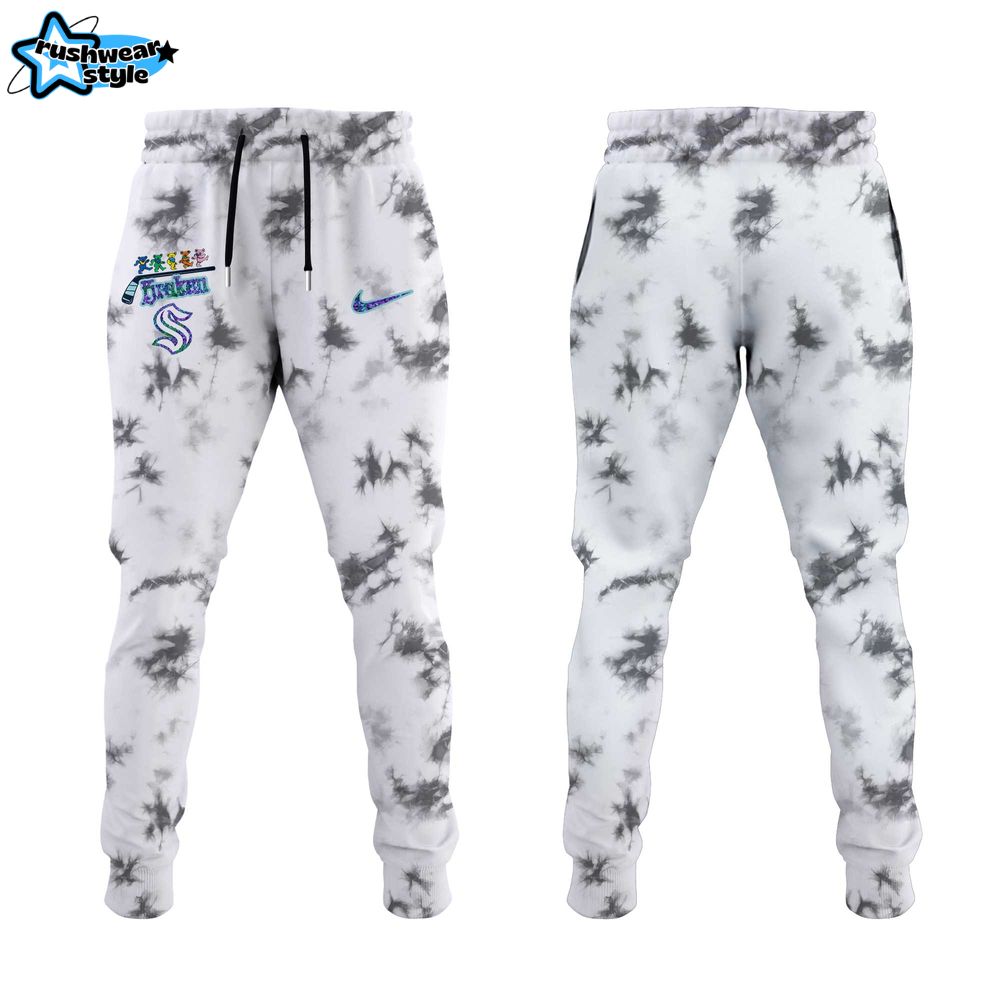 Seattle Kraken NHL x  Grateful Dead Night Hoodie Set 2025