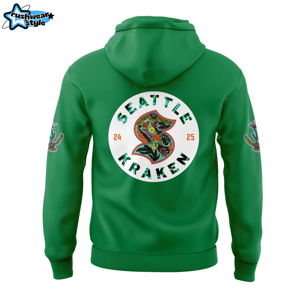 Seattle Kraken NHL x Green Night 2025 Hoodie Set Seattle Kraken NHL x Green Night 2025 Hoodie Set