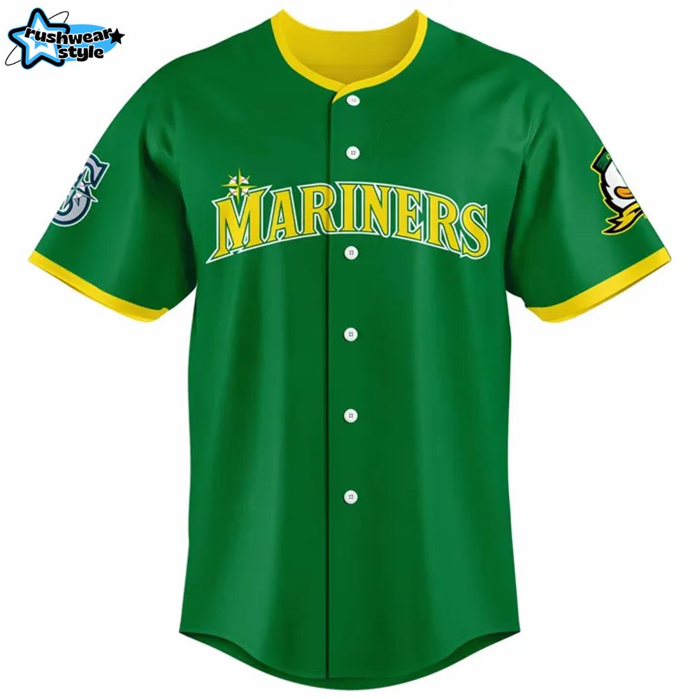 Seattle Mariners x 2025 University of Oregon Night Baseball Jersey Seattle Mariners x 2025 University of Oregon Night Baseball Jersey