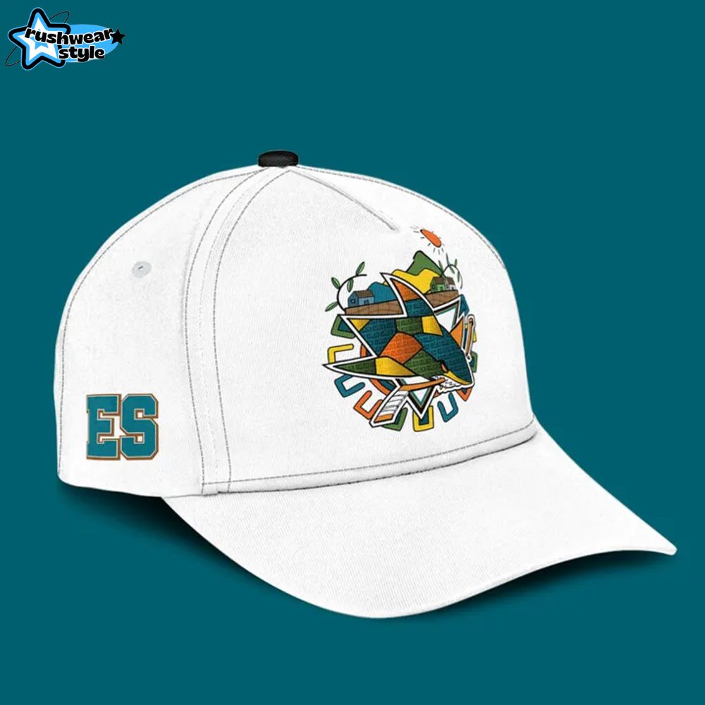 Special New Salvadoran Heritage Night San Jose Sharks T-Shirt Jogger Cap 2025 Special New Salvadoran Heritage Night San Jose Sharks T-Shirt Jogger Cap 2025